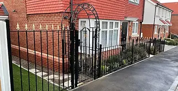 Wrought iron gates